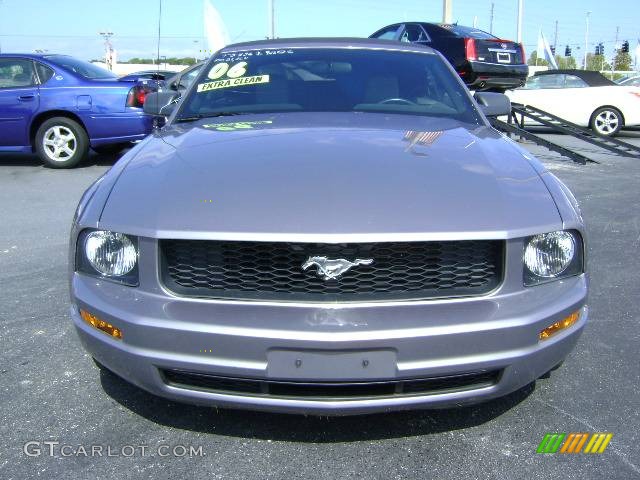 2006 Mustang V6 Premium Convertible - Tungsten Grey Metallic / Light Graphite photo #2