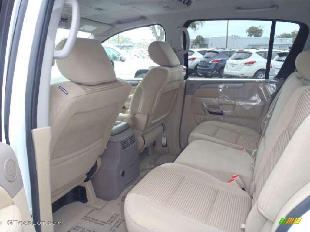 Almond Interior 2011 Nissan Armada SV Photo #47222195