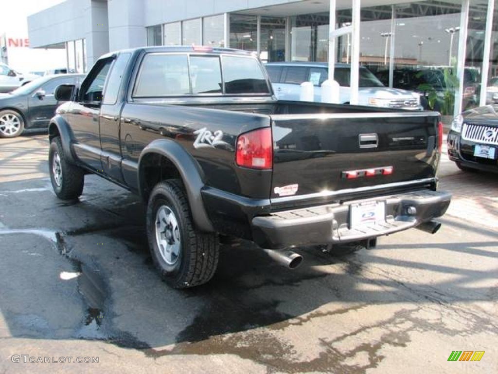 2001 S10 ZR2 Extended Cab 4x4 - Onyx Black / Graphite photo #7