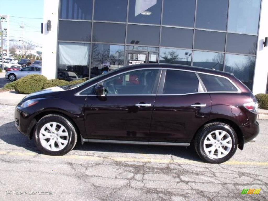 Black Cherry Mica 2008 Mazda CX-7 Grand Touring AWD Exterior Photo #47223158