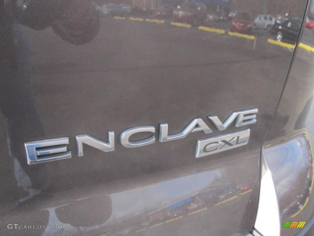 2008 Enclave CXL AWD - Cocoa Metallic / Cashmere/Cocoa photo #8