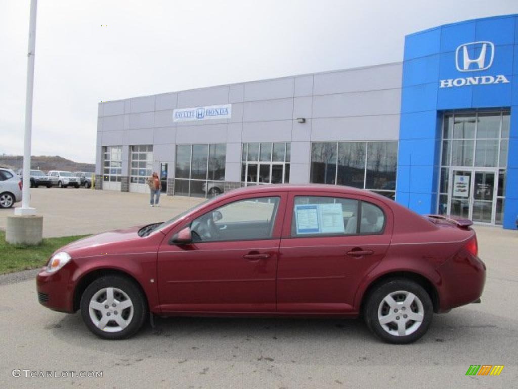 2007 Cobalt LT Sedan - Sport Red Tint Coat / Gray photo #2