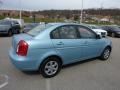 Ice Blue 2010 Hyundai Accent GLS 4 Door Exterior