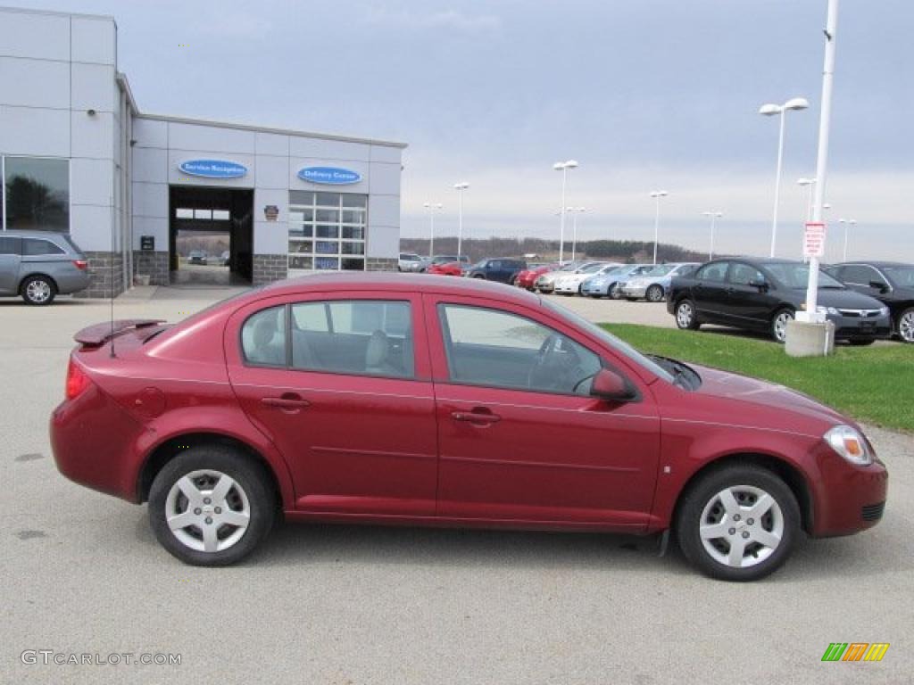 2007 Cobalt LT Sedan - Sport Red Tint Coat / Gray photo #6