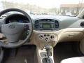 2010 Hyundai Accent Beige Interior Dashboard Photo
