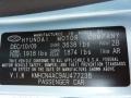 2B: Ice Blue 2010 Hyundai Accent GLS 4 Door Color Code