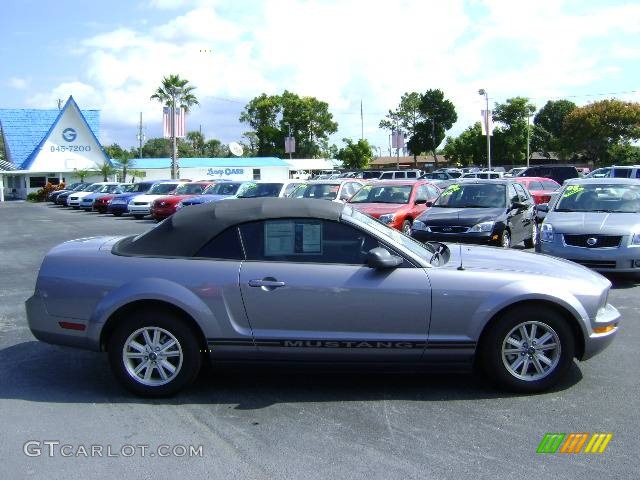 2006 Mustang V6 Premium Convertible - Tungsten Grey Metallic / Light Graphite photo #8