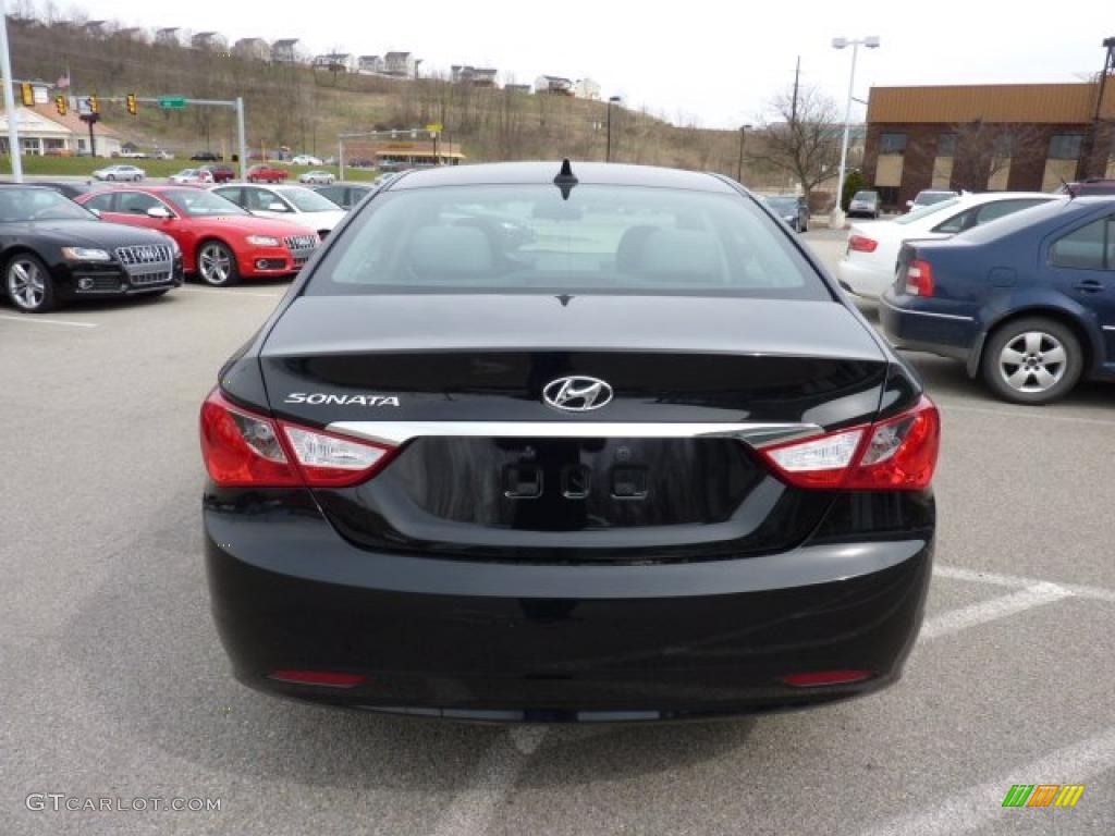 Midnight Black 2011 Hyundai Sonata GLS Exterior Photo #47225141