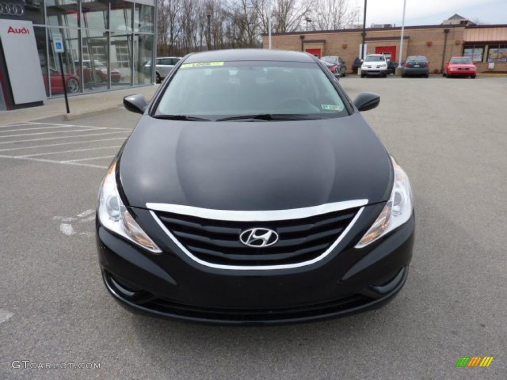 Midnight Black 2011 Hyundai Sonata GLS Exterior Photo #47225207