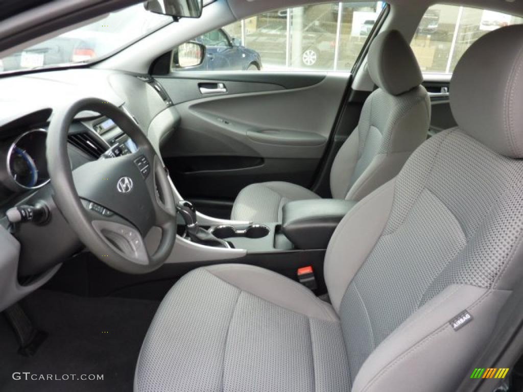 Gray Interior 2011 Hyundai Sonata GLS Photo #47225237