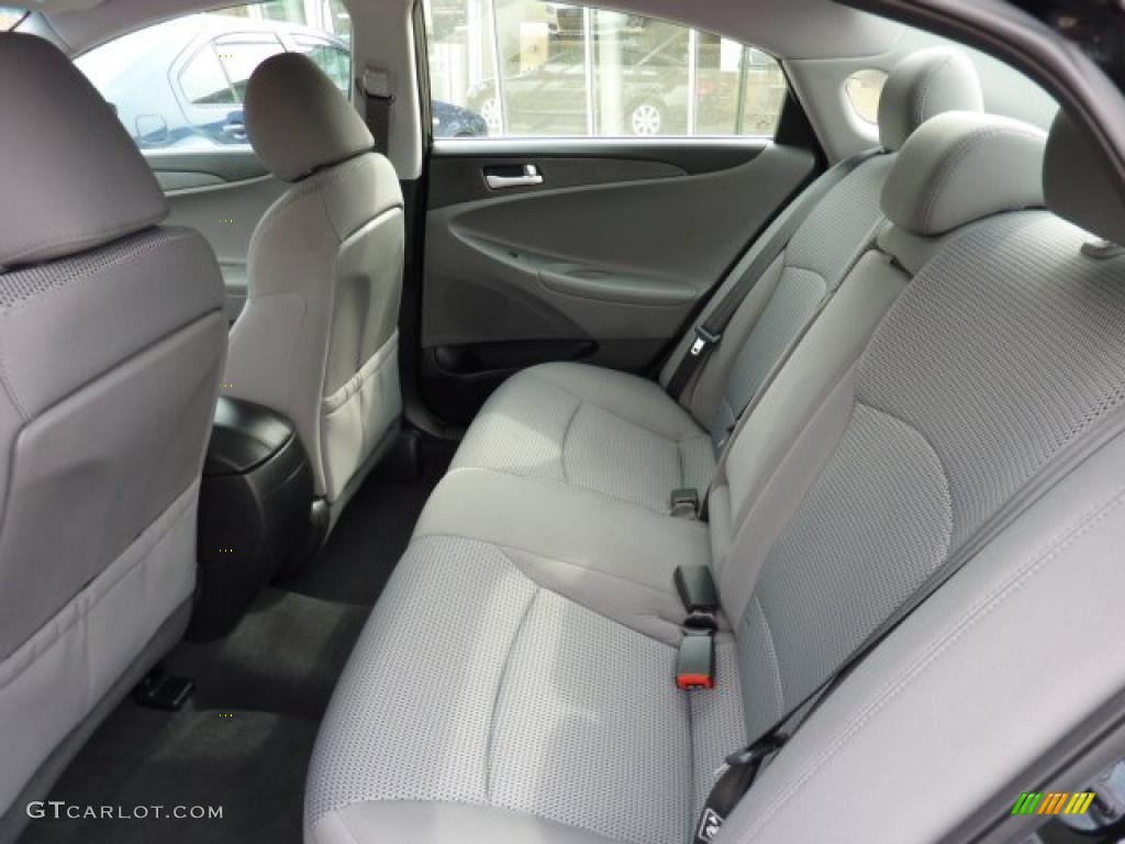 Gray Interior 2011 Hyundai Sonata GLS Photo #47225282