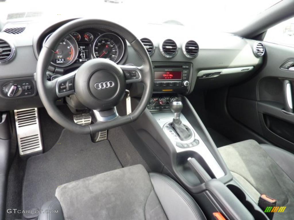 Black Interior 2009 Audi TT 2.0T Coupe Photo #47225627