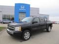 2009 Black Chevrolet Silverado 1500 LT Crew Cab 4x4  photo #1