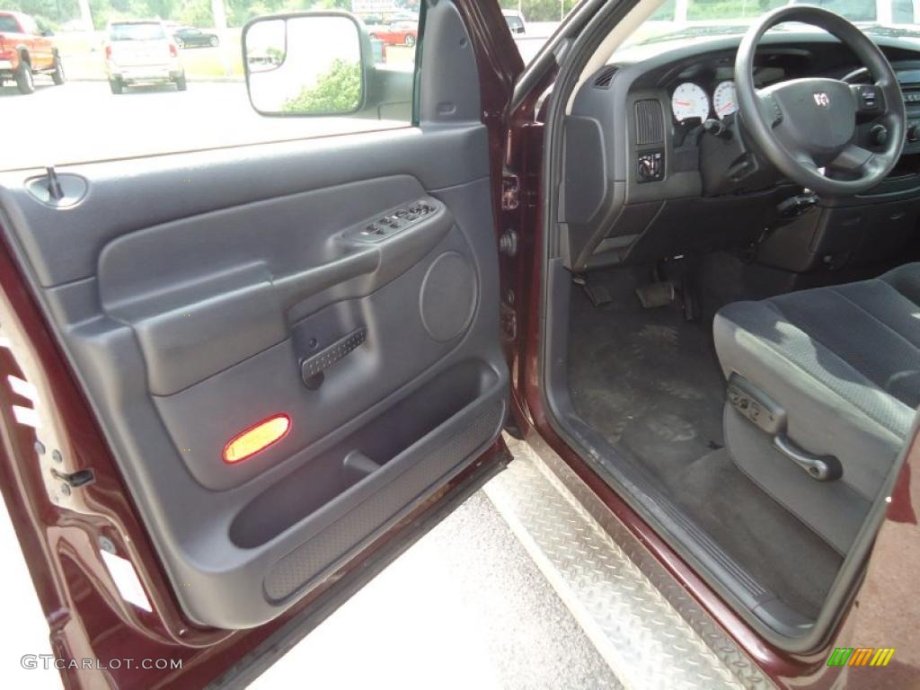 2004 Ram 3500 SLT Quad Cab Dually - Deep Molten Red Metallic / Dark Slate Gray photo #4
