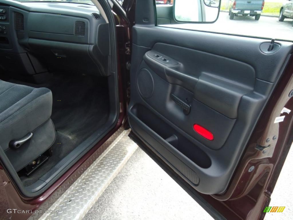 2004 Ram 3500 SLT Quad Cab Dually - Deep Molten Red Metallic / Dark Slate Gray photo #17
