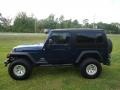 2005 Patriot Blue Pearl Jeep Wrangler Unlimited 4x4  photo #2