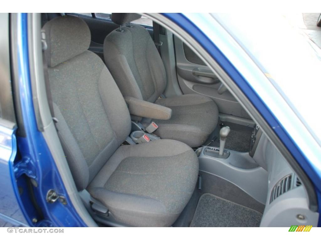 2002 Accent GL Sedan - Coastal Blue / Gray photo #14
