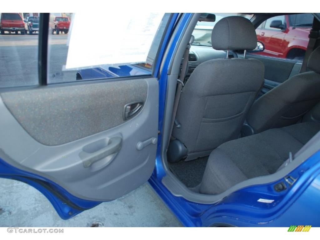 2002 Accent GL Sedan - Coastal Blue / Gray photo #16