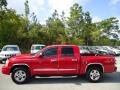 2005 Flame Red Dodge Dakota SLT Quad Cab  photo #2