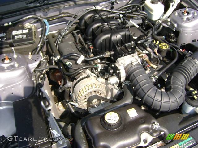 2006 Mustang V6 Premium Convertible - Tungsten Grey Metallic / Light Graphite photo #12