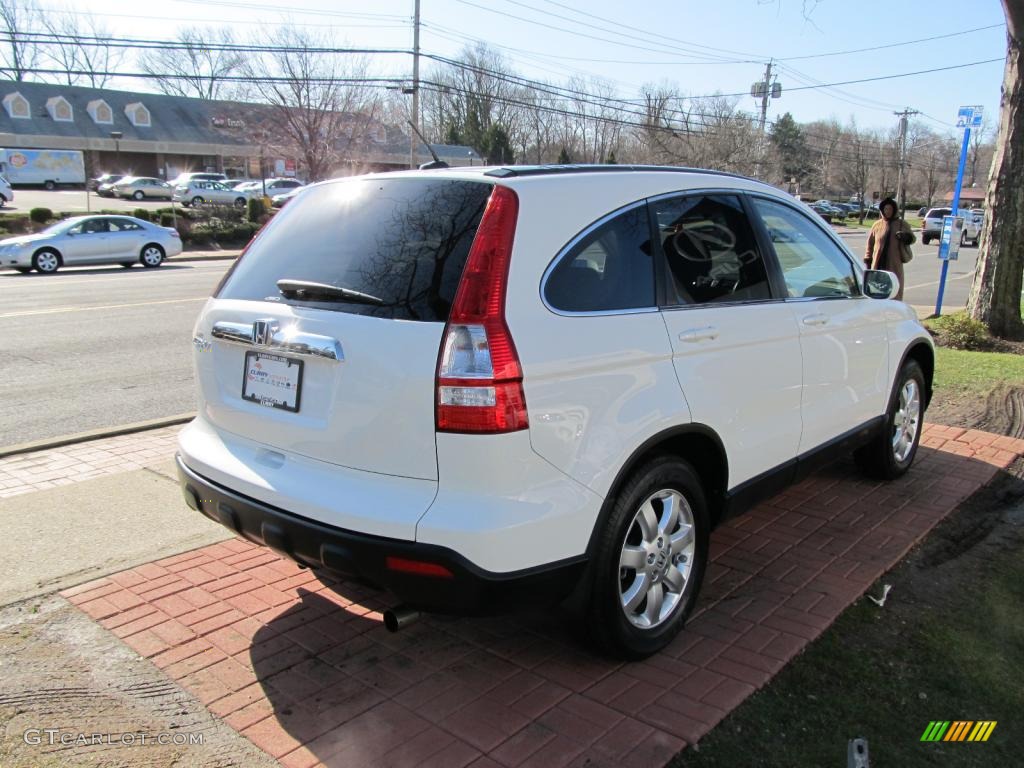 2008 CR-V EX-L 4WD - Taffeta White / Gray photo #5