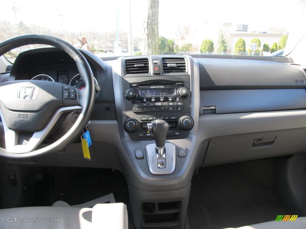 2008 CR-V EX-L 4WD - Taffeta White / Gray photo #16