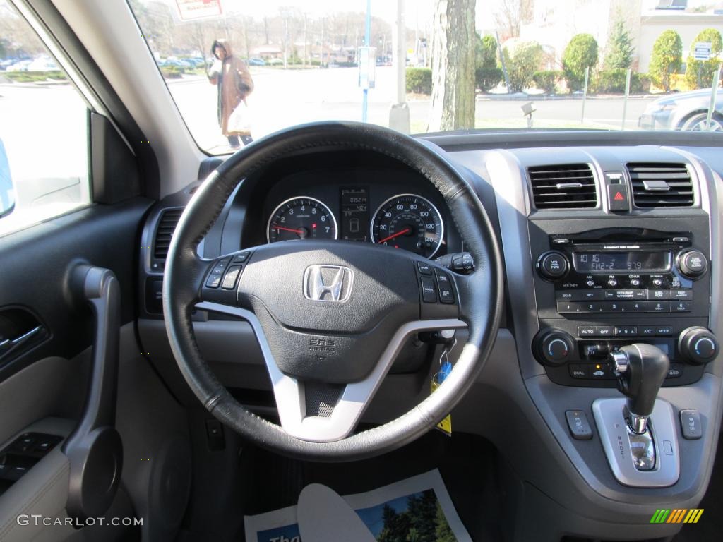 2008 CR-V EX-L 4WD - Taffeta White / Gray photo #17