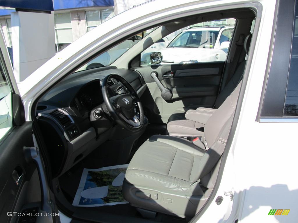 2008 CR-V EX-L 4WD - Taffeta White / Gray photo #21