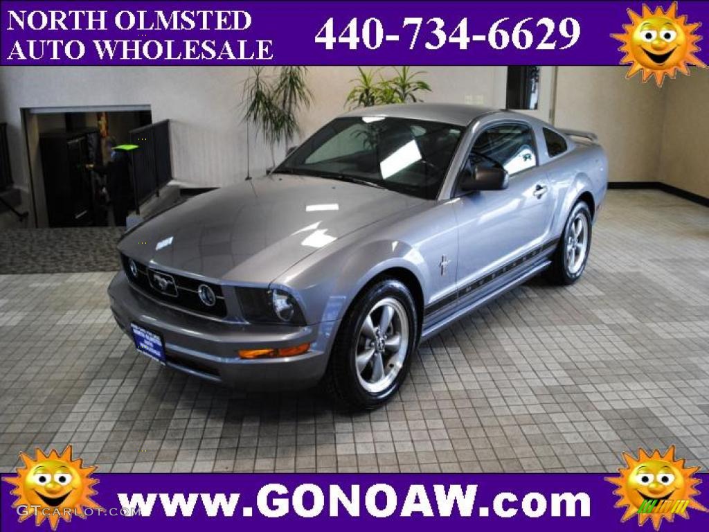 2006 Mustang V6 Premium Coupe - Tungsten Grey Metallic / Dark Charcoal photo #1