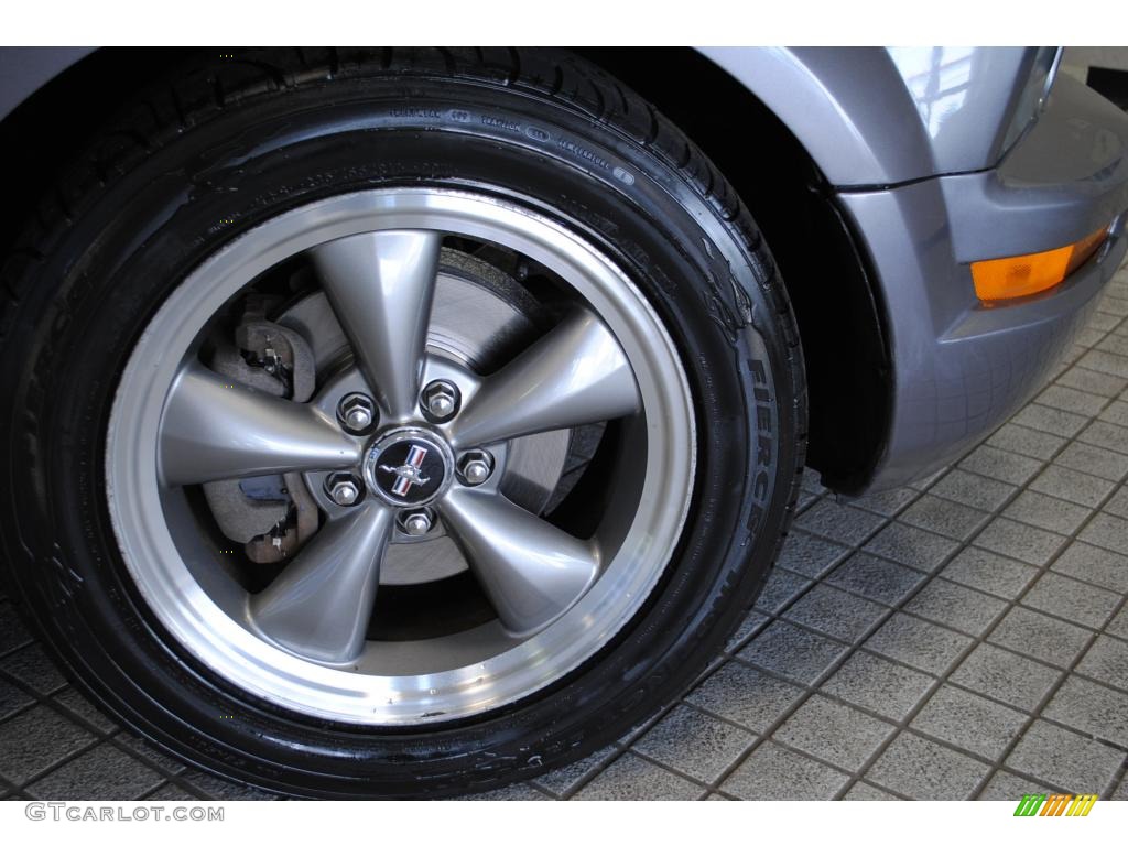 2006 Mustang V6 Premium Coupe - Tungsten Grey Metallic / Dark Charcoal photo #39