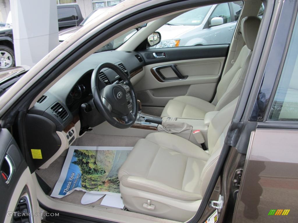 Warm Ivory Interior 2008 Subaru Outback 2.5i Limited Wagon Photo #47228701