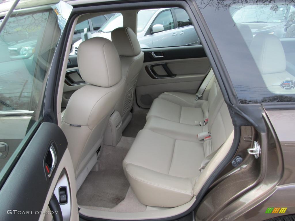 Warm Ivory Interior 2008 Subaru Outback 2.5i Limited Wagon Photo #47228720