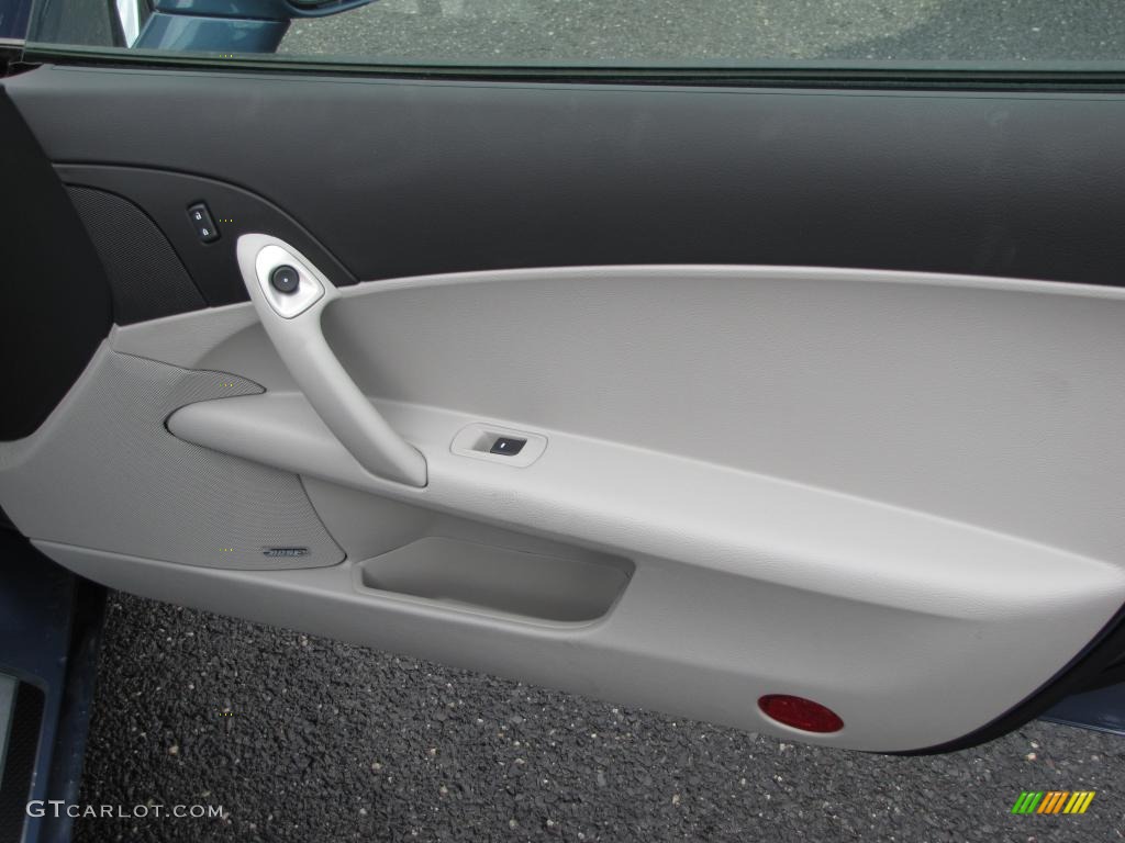2011 Chevrolet Corvette Coupe Ebony Black/Titanium Door Panel Photo #47228762