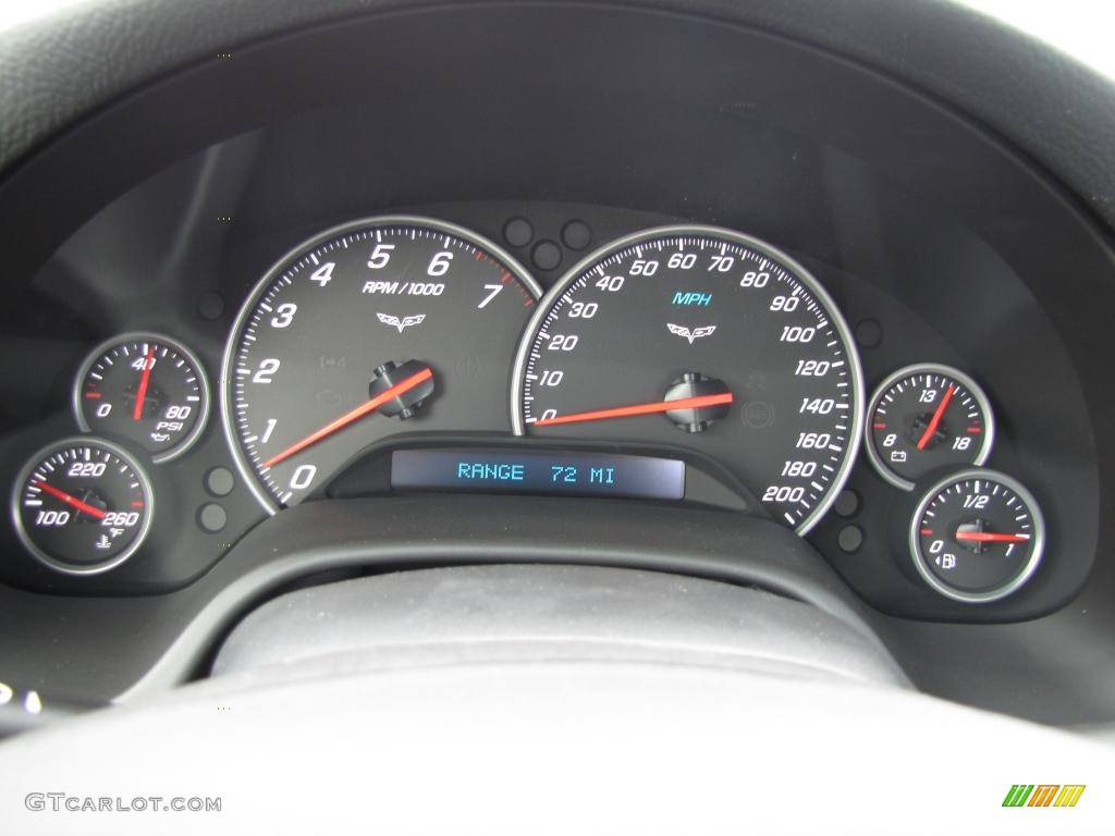 2011 Chevrolet Corvette Coupe Gauges Photo #47229047