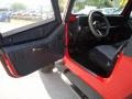1992 Radiant Fire Red Jeep Wrangler S 4x4  photo #4
