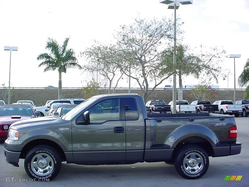 2006 F150 STX Regular Cab Flareside - Dark Shadow Grey Metallic / Medium/Dark Flint photo #7