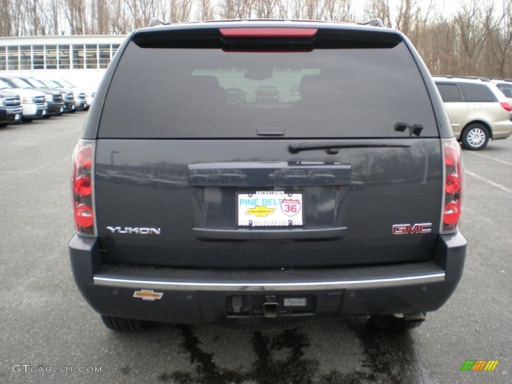 2008 Yukon Denali AWD - Dark Slate Metallic / Ebony photo #6