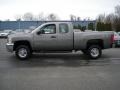 Graystone Metallic - Silverado 2500HD Work Truck Extended Cab 4x4 Photo No. 4