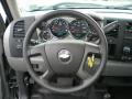 Dark Titanium Steering Wheel Photo for 2009 Chevrolet Silverado 2500HD #47230688