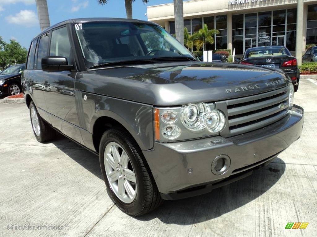 2007 Range Rover HSE - Stornoway Grey Metallic / Charcoal photo #2