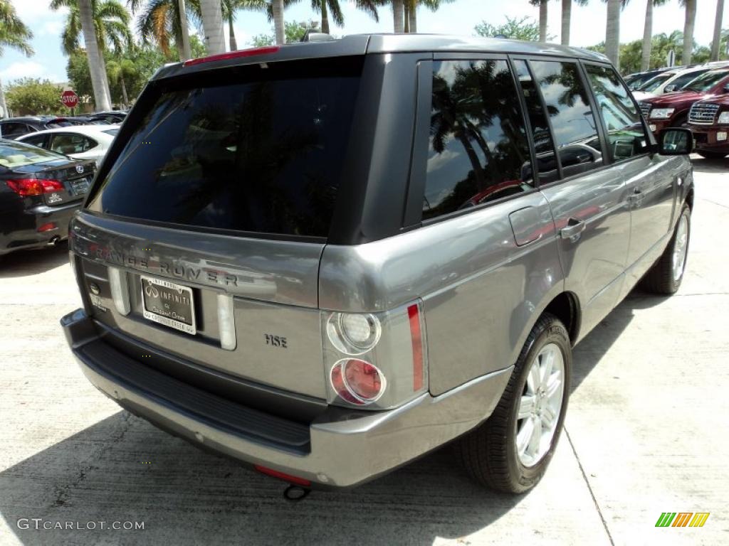 2007 Range Rover HSE - Stornoway Grey Metallic / Charcoal photo #6