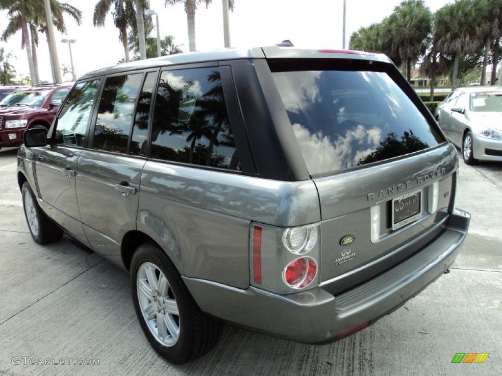 2007 Range Rover HSE - Stornoway Grey Metallic / Charcoal photo #9