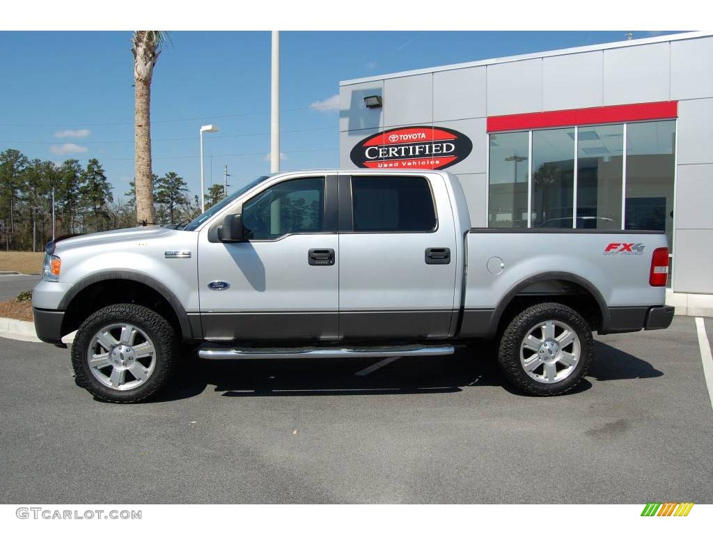 2006 F150 FX4 SuperCrew 4x4 - Silver Metallic / Black/Medium Flint photo #3