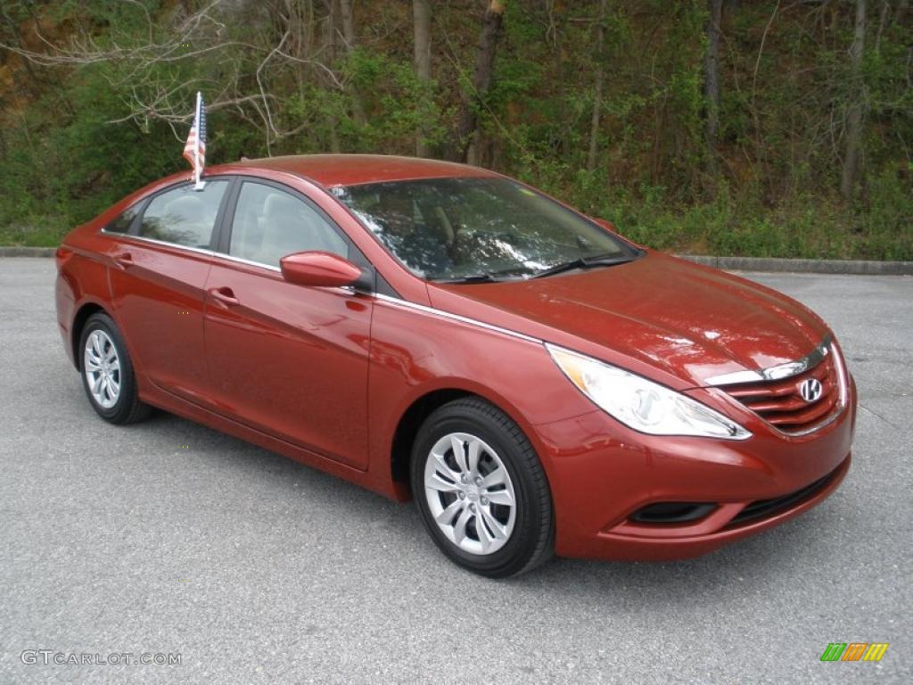 Venetian Red 2011 Hyundai Sonata GLS Exterior Photo #47231954
