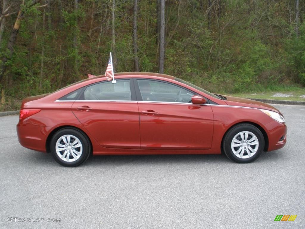 Venetian Red 2011 Hyundai Sonata GLS Exterior Photo #47231969