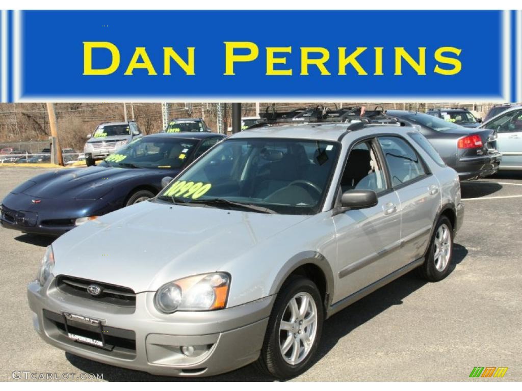 2005 Impreza Outback Sport Wagon - Platinum Silver Metallic / Black photo #1