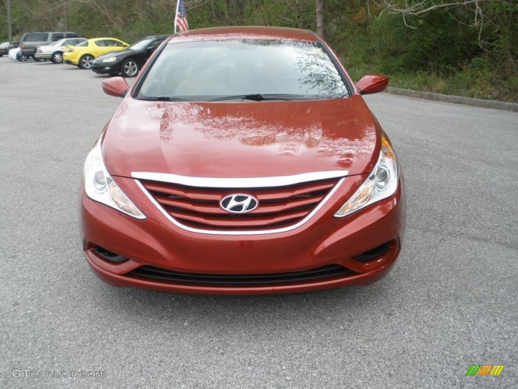 Venetian Red 2011 Hyundai Sonata GLS Exterior Photo #47232059