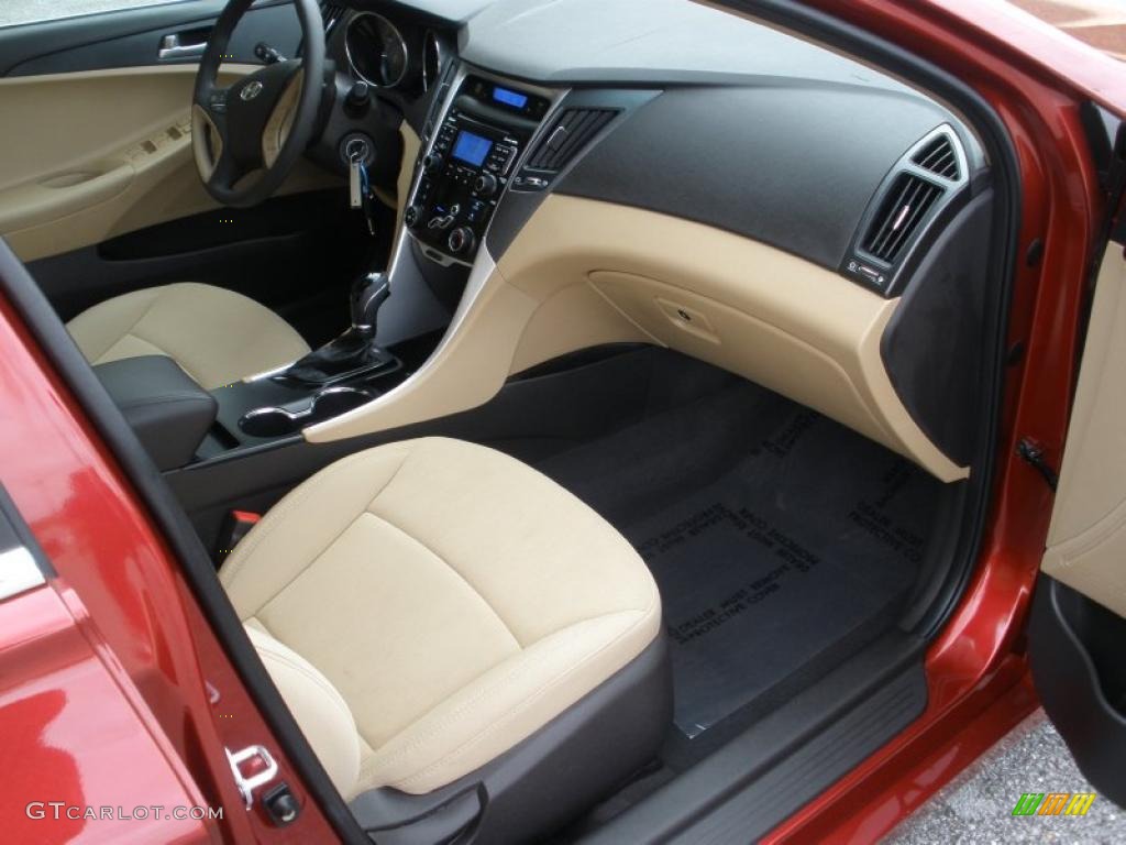 Camel Interior 2011 Hyundai Sonata GLS Photo #47232206