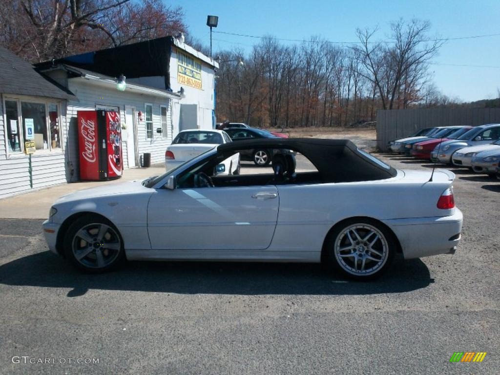 2004 3 Series 330i Convertible - Alpine White / Black photo #3