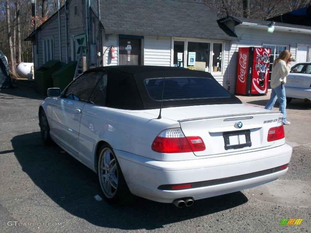 2004 3 Series 330i Convertible - Alpine White / Black photo #5